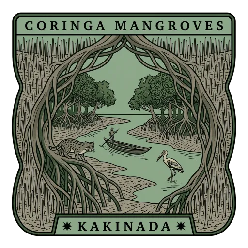 Coringa Mangroves travel stamp