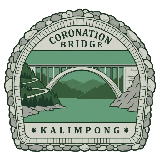 Coronation Bridge travel stamp