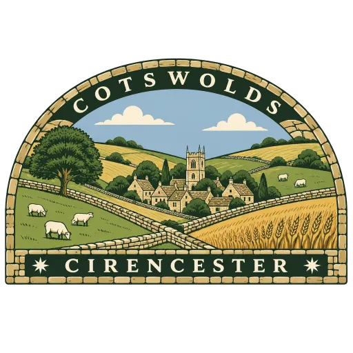 Cotswolds travel stamp