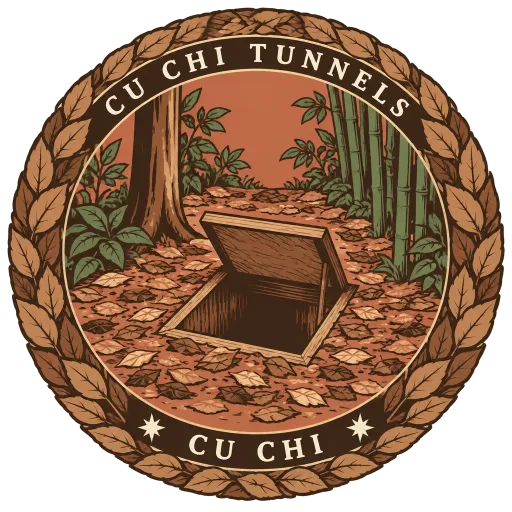 Cu Chi Tunnels travel stamp