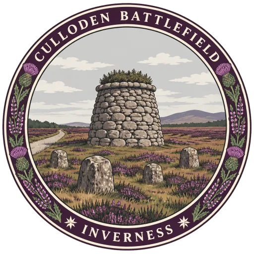 Culloden Battlefield travel stamp