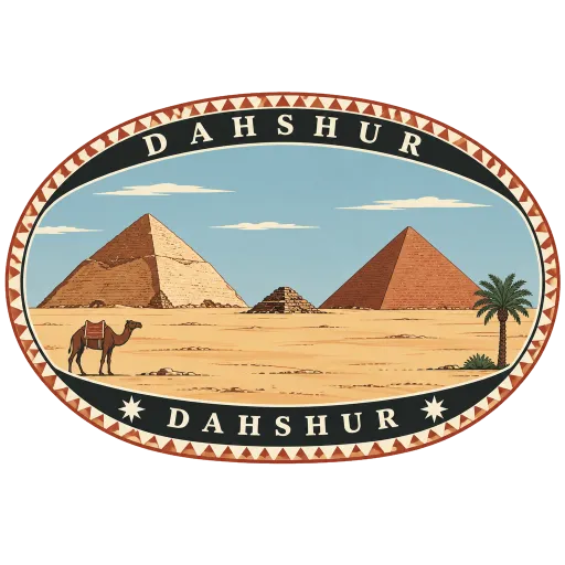 Dahshur travel stamp