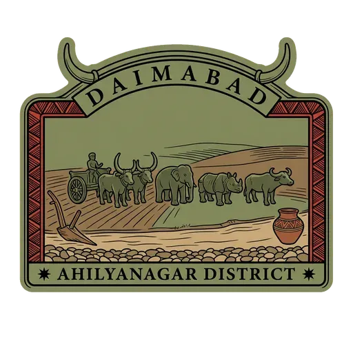 Daimabad travel stamp