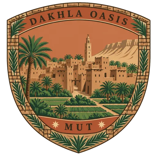 Dakhla Oasis travel stamp