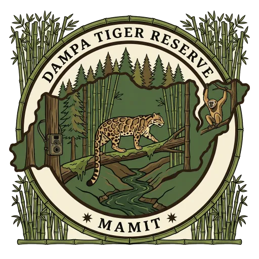 Dampa Tiger Reserve travel stamp