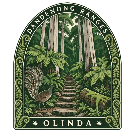Dandenong Ranges National Park travel stamp