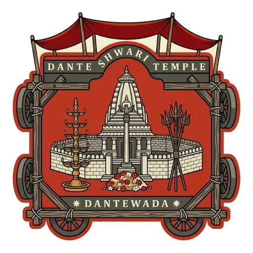Danteshwari Temple travel stamp