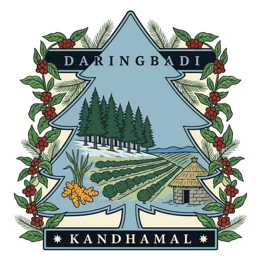 Daringbadi travel stamp