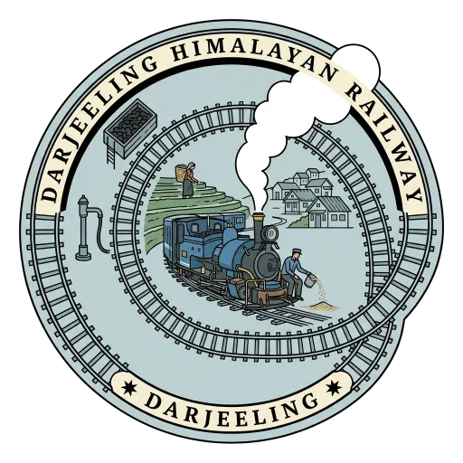 Darjeeling Himalayan Railway travel stamp