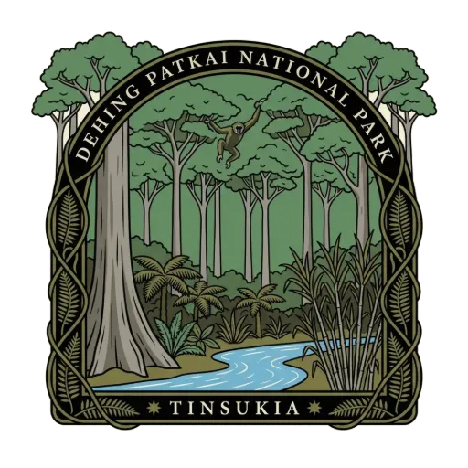 Dehing Patkai National Park travel stamp