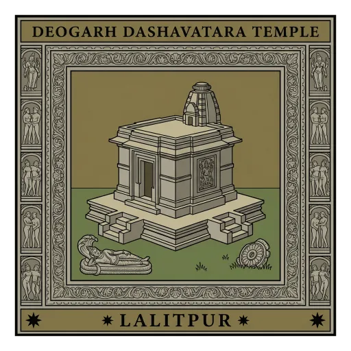 Deogarh Dashavatara Temple travel stamp