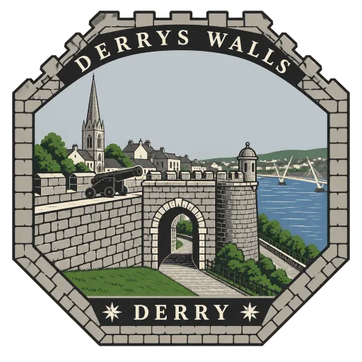 Derry's Walls travel stamp