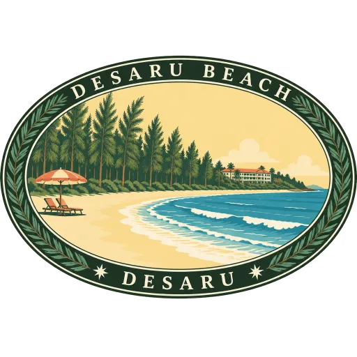 Desaru Beach travel stamp