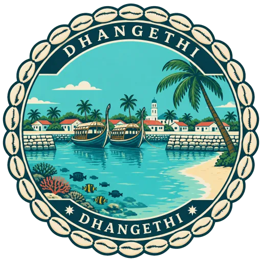 Dhangethi travel stamp