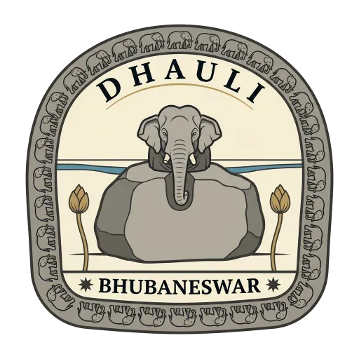 Dhauli travel stamp
