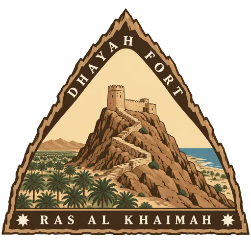 Dhayah Fort travel stamp