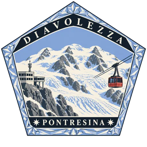 Diavolezza travel stamp