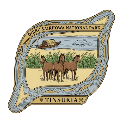 Dibru Saikhowa National Park travel stamp