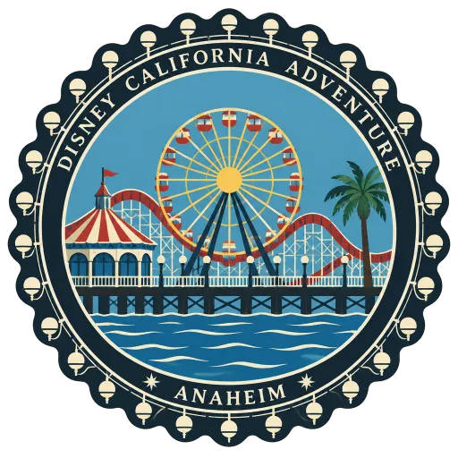 Disney California Adventure travel stamp