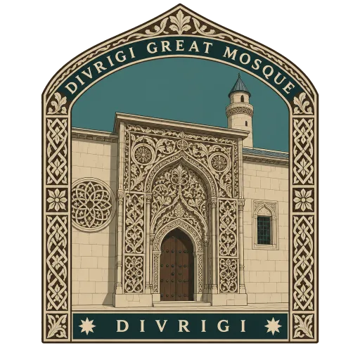 Divriği Great Mosque and Hospital travel stamp