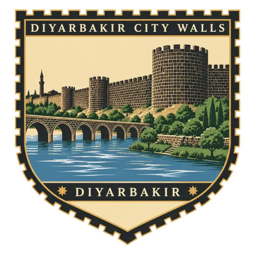 Diyarbakır City Walls travel stamp