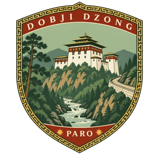 Dobji Dzong travel stamp