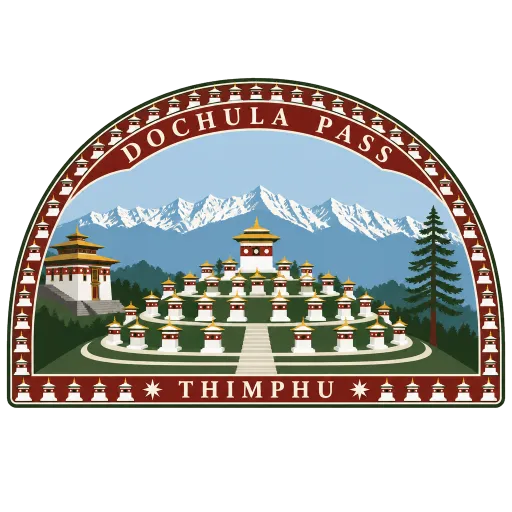 Dochula Pass travel stamp