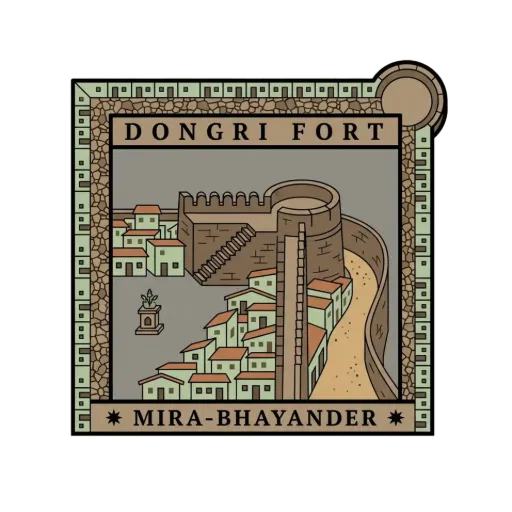 Dongri Fort travel stamp