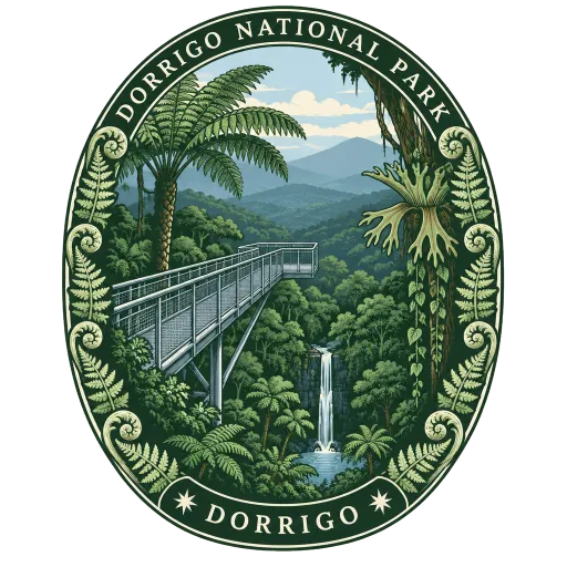 Dorrigo National Park travel stamp