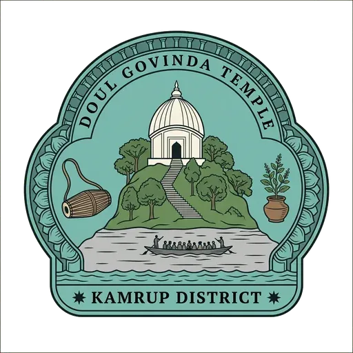 Doul Govinda Temple travel stamp
