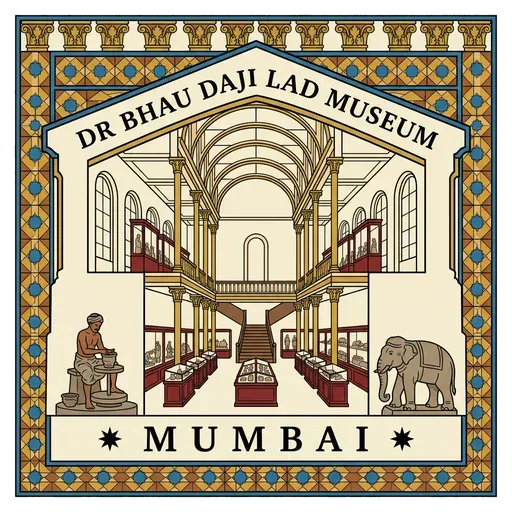 Dr Bhau Daji Lad Museum travel stamp