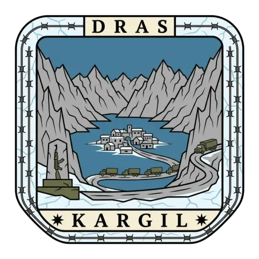 Dras travel stamp