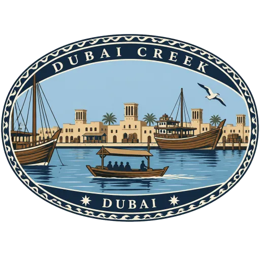 Dubai Creek travel stamp