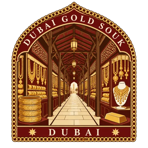 Dubai Gold Souk travel stamp