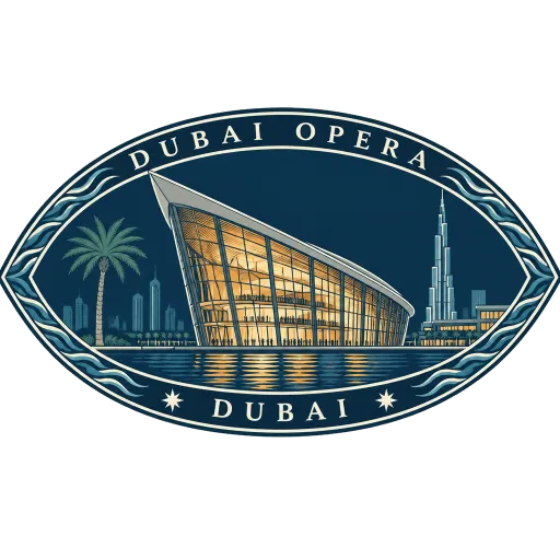 Dubai Opera travel stamp