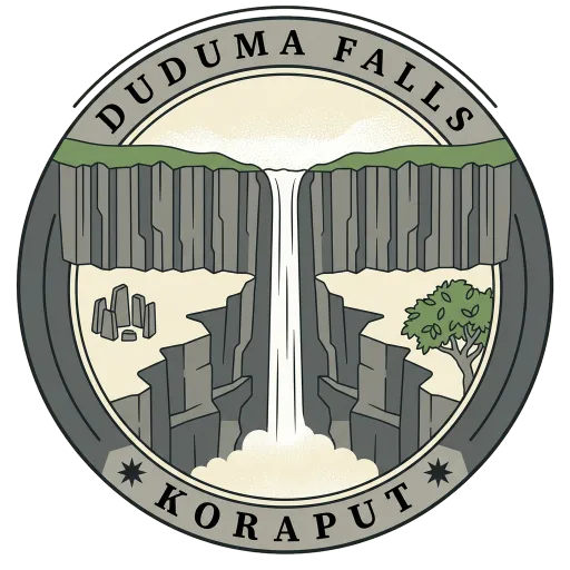 Duduma Falls travel stamp