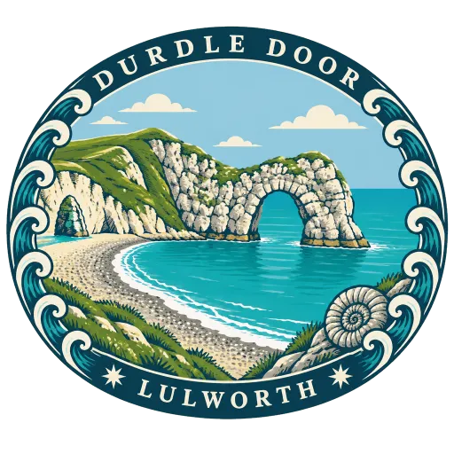 Durdle Door travel stamp