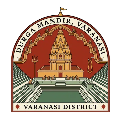 Durga Mandir, Varanasi travel stamp