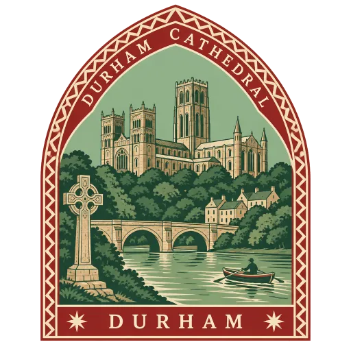 Durham Cathedral travel stamp