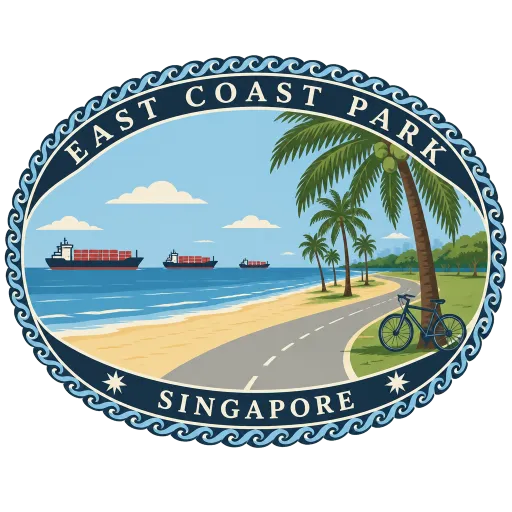 East Coast Park travel stamp
