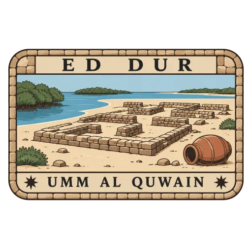 Ed Dur travel stamp