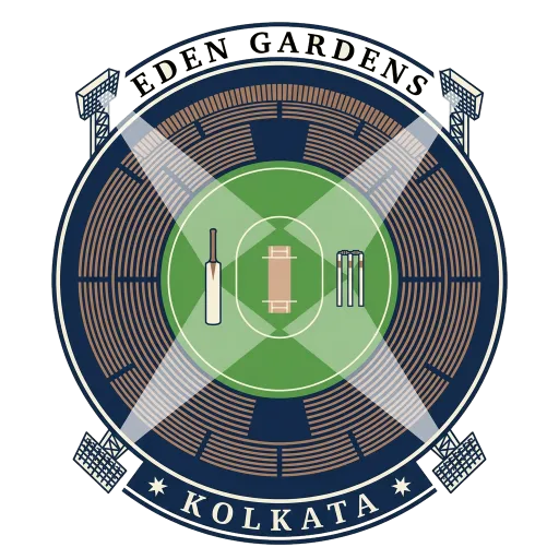 Eden Gardens travel stamp