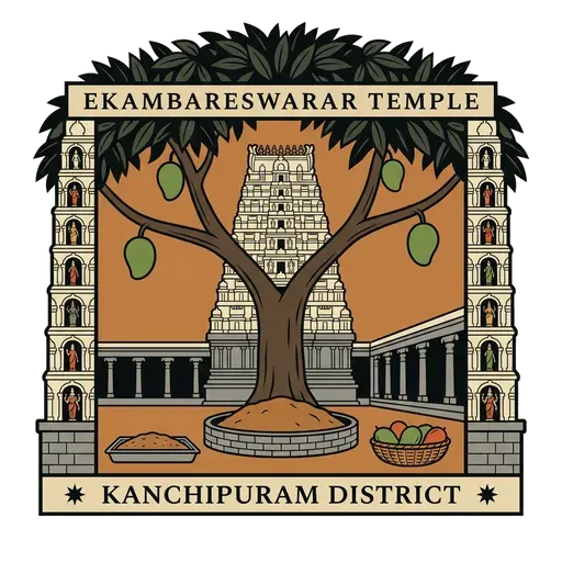 Ekambareswarar Temple travel stamp