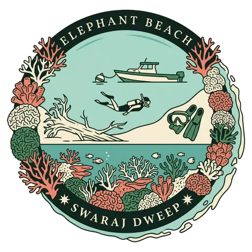 Elephant Beach travel stamp