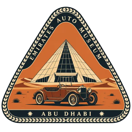 Emirates National Auto Museum travel stamp
