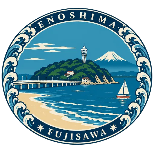Enoshima travel stamp