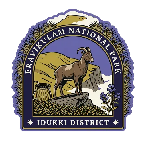 Eravikulam National Park travel stamp