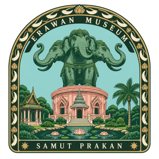 Erawan Museum travel stamp