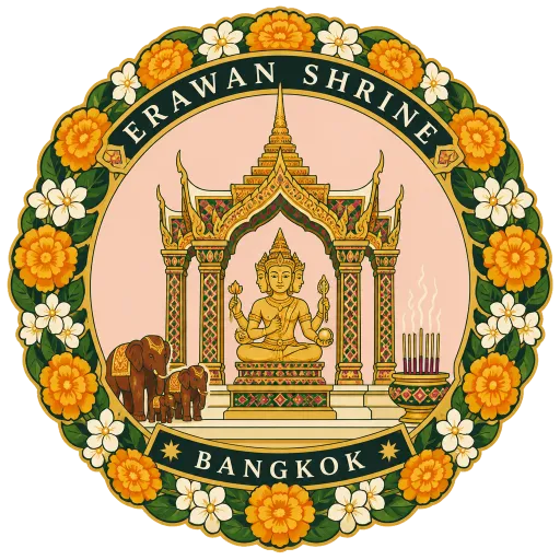 Erawan Shrine travel stamp