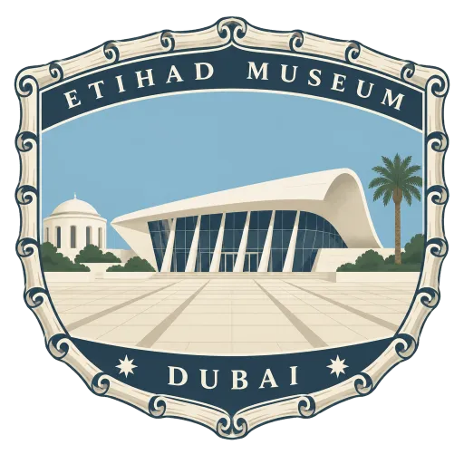 Etihad Museum travel stamp